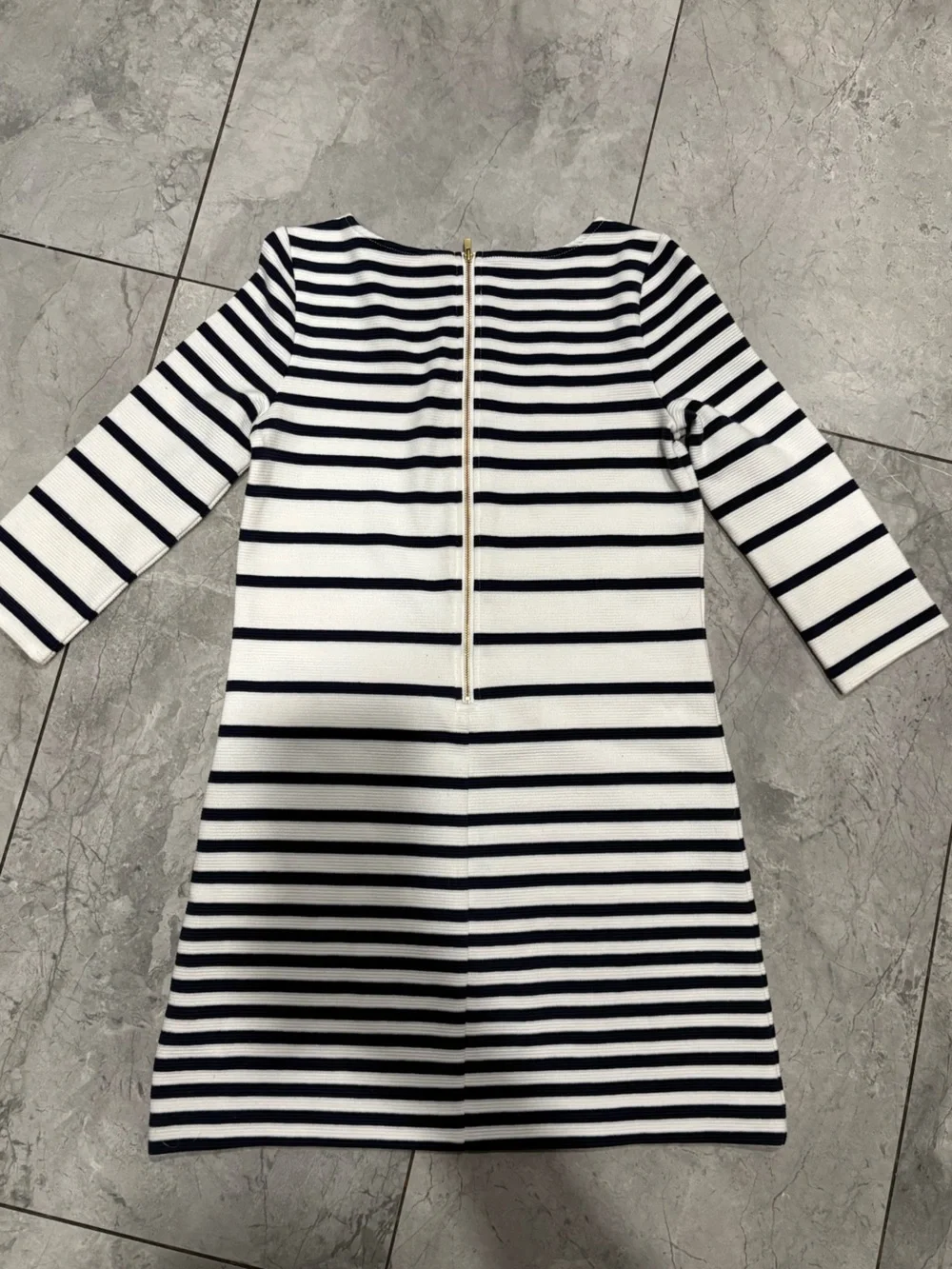 Lilly Pulitzer Navy and White Striped Knit Dress